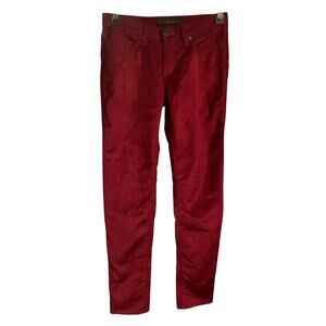 Rock & Republic Corduroys Women’s 6 Red Berlin Skinny 30" Inseam 30" Waist